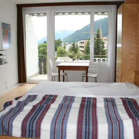 Appartement Microappartment With Bath And Cozy Balcony Davos