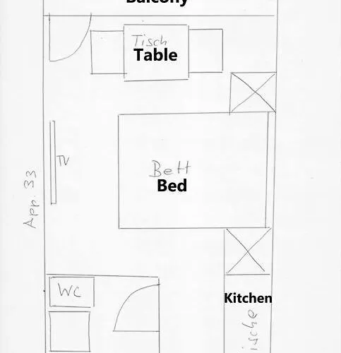 شقة Microappartment With Bath And Cozy Balcony دافوس